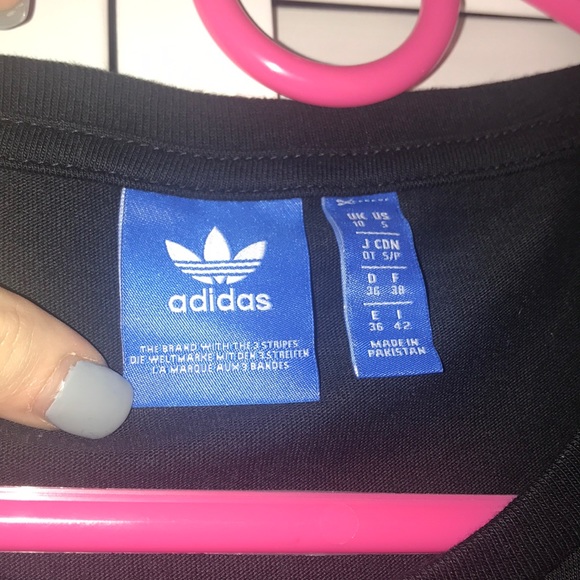 NWOT Black Adidas T Shirt - Picture 2 of 3